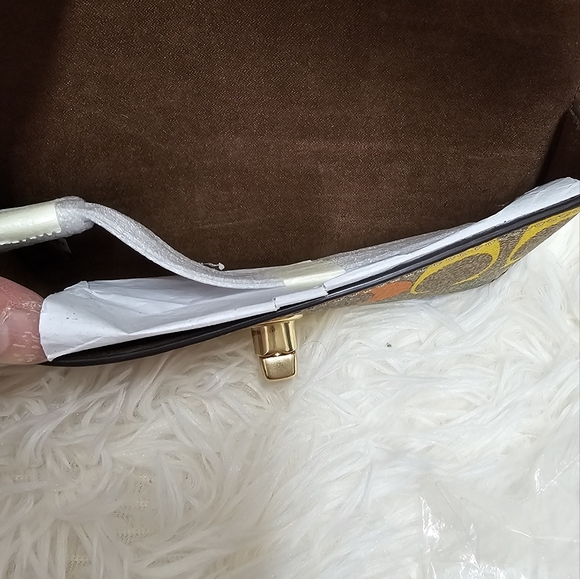 COACH Pride Rainbow Signature Canvas Sunglass Case Pride Collection Coach Bags - Picture 9 of 10